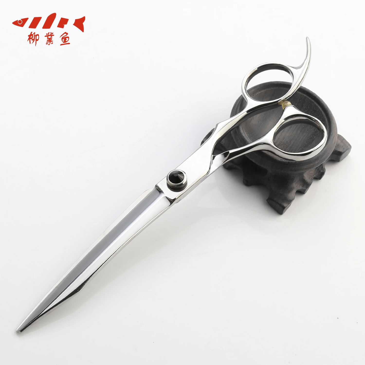7.5 440C Steel  Pet Curved scissors Dog grooming scissors  Grooming Shears Set for dog cat  Straight Scissors