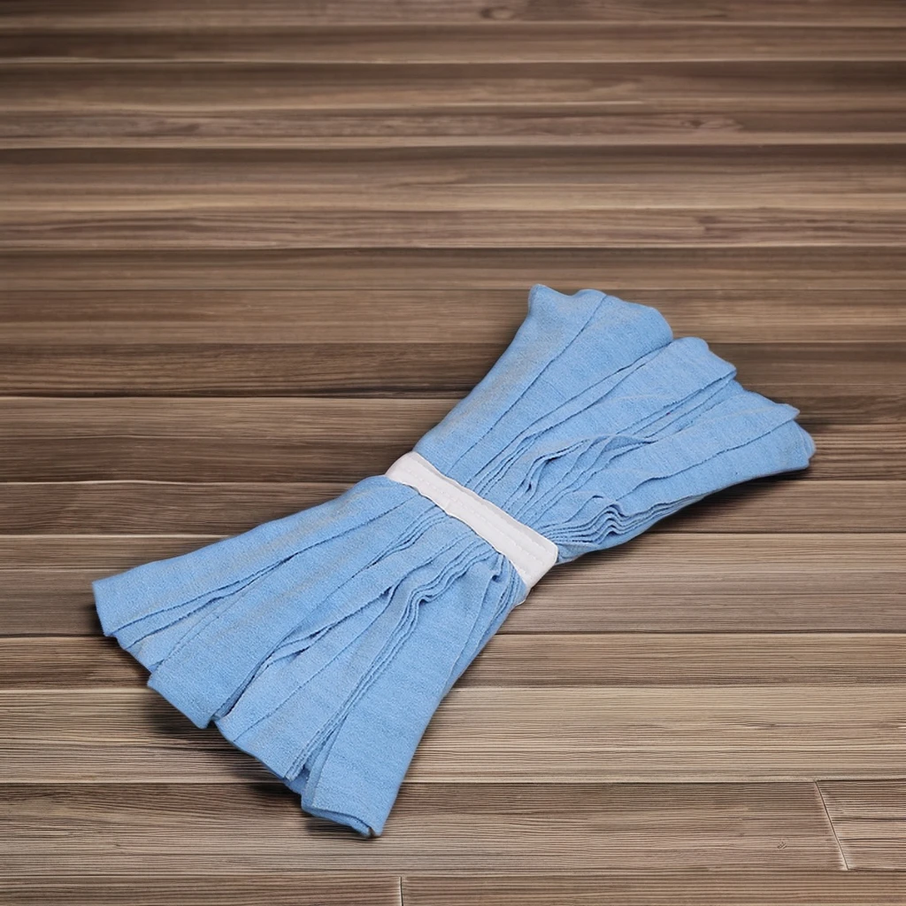 Traditional Style Microfiber Cloth Strip Wet Mop Replacement Head Commercial Hotel Use Microfiber Mop Pad Refill