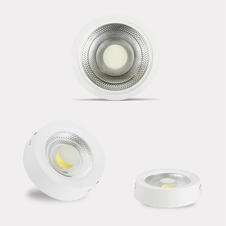 Modern design indoor galleries lighting surface mounted cob 12w 18w 25w 30w led down light