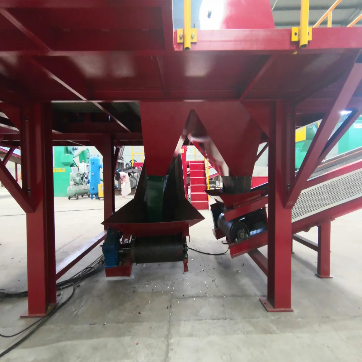 Plastic rubber and stainless steel separator Waste aluminum slag and glass separator Metal Recycling Machine