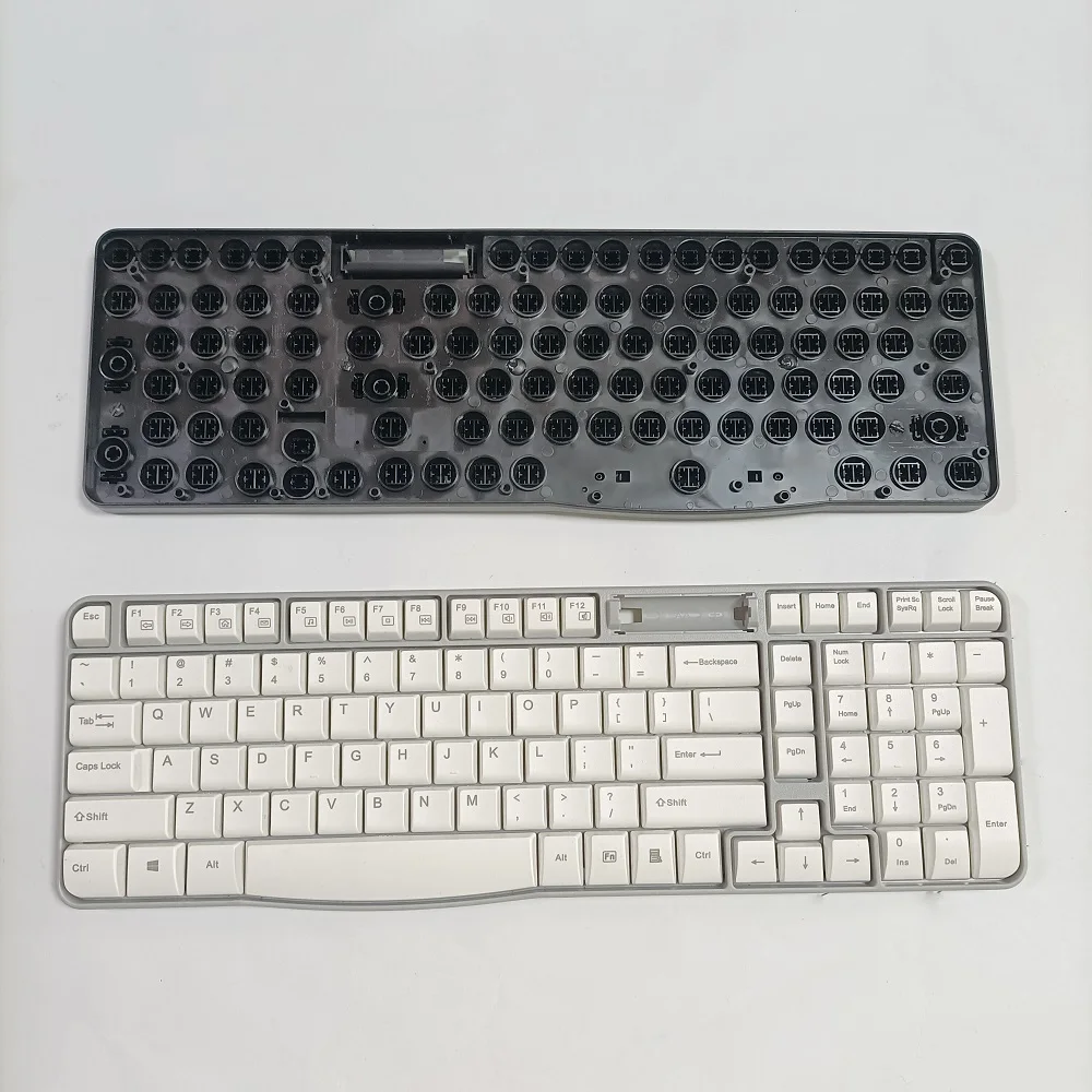 Factory of Custom injection molded parts for brand wireless keyboard plastic shell frame