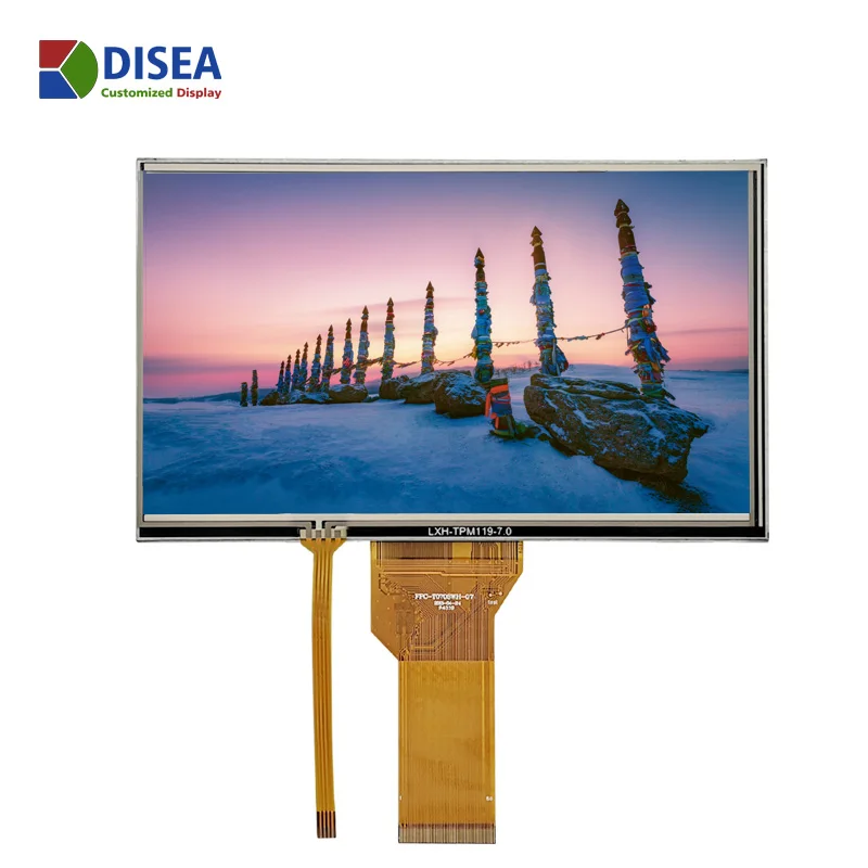 Disea 800X480 360 nits Brightness 7 inch TFT Industrial Display