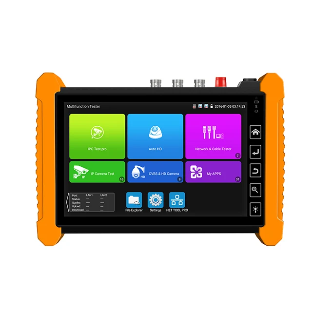 Discount price all in one VGA input Full hd ip camera ipc cctv camera & cable tester