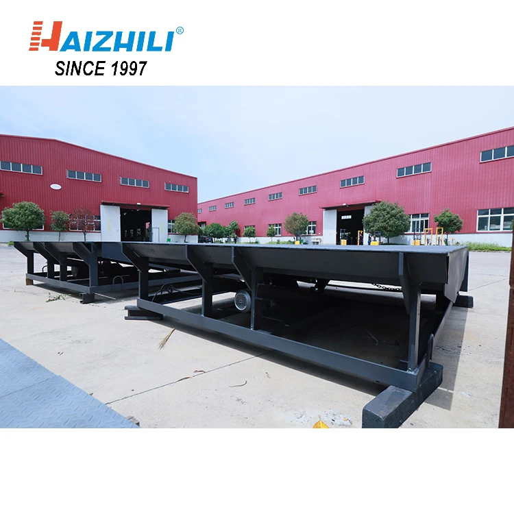 HaizhiLi Handling Equipment CE Certified truck use 10 ton mechanical movable car loading ramp