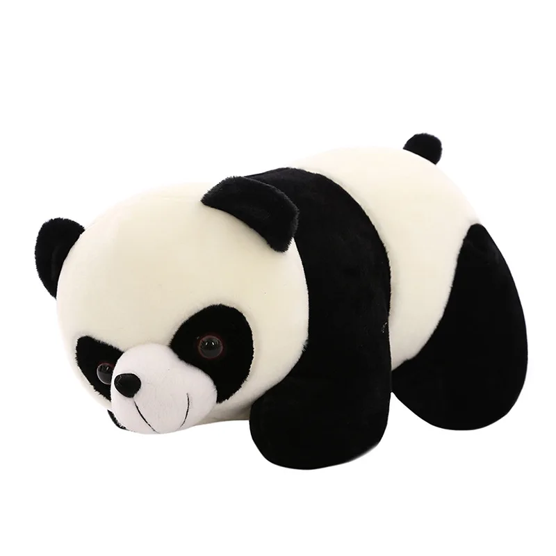 Factory direct plush pandas Stock goods plush panda soft toy Stuffed Cute Animals pandacorn plush pillow for custom gift