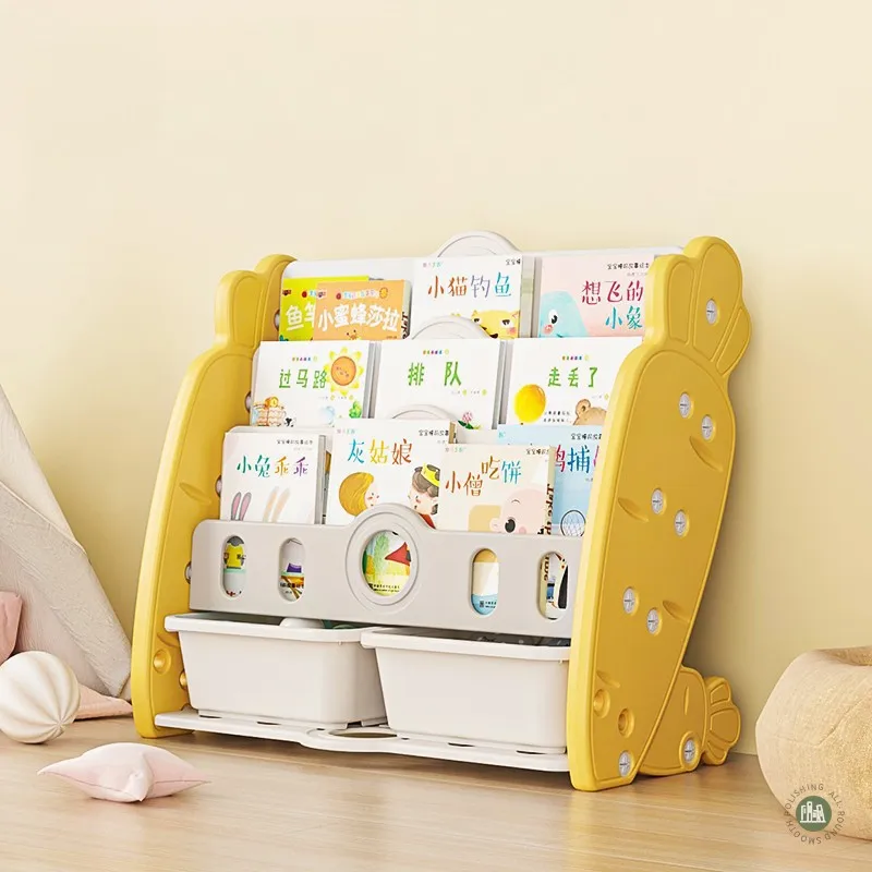 Supplier Cheap Hdpe Small Crafts Organizer  Drawer Plastic Parts Storage Cabinet Baby Bookshelf