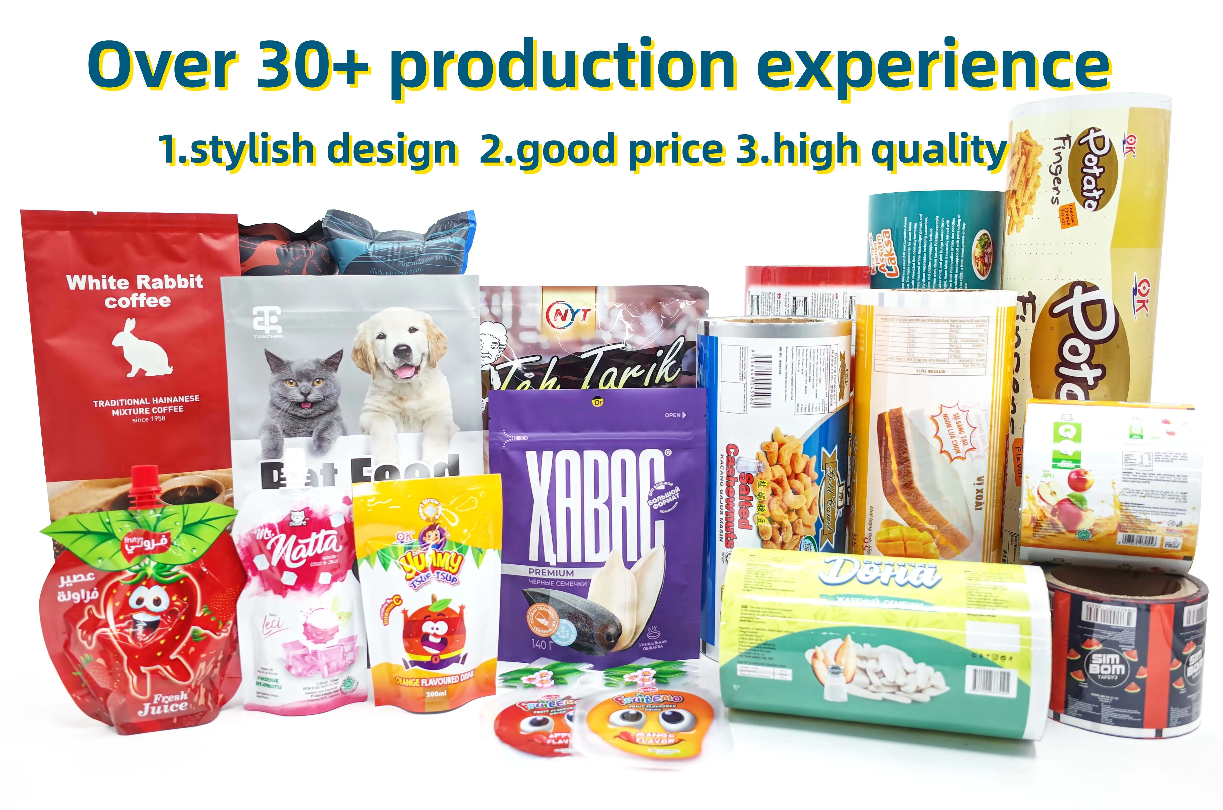 Custom 135 Degrees Celsius Retort Sterilization Cat Snacks Treats Packaging Cooking Bag Small Microwavable Pouches