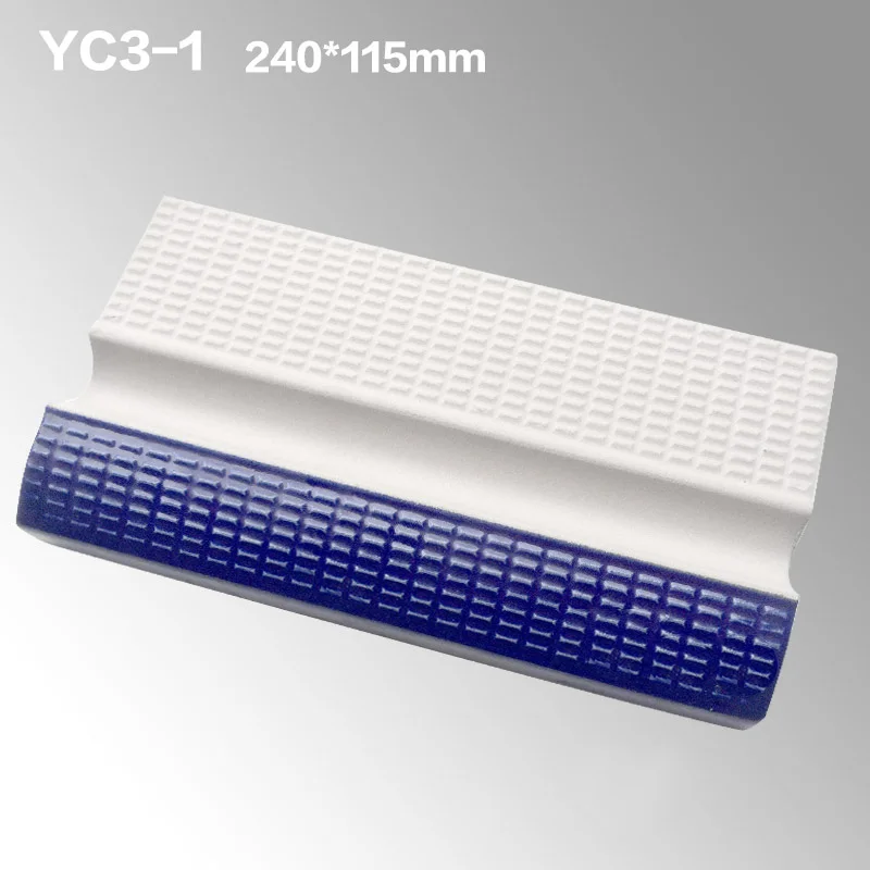 Top quality light blue ceramic swimming pool border tiles for pool coping