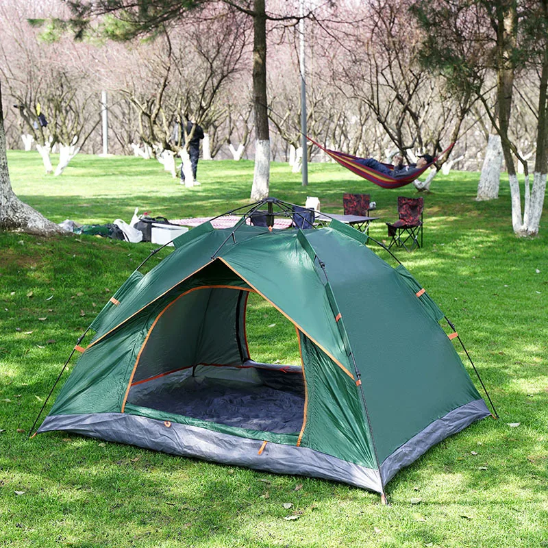 3-4 person  tent Oxford cloth family picnic outdoor camping tent camping supplies wholesale
