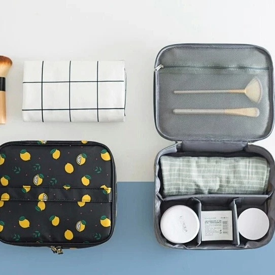 
Multifunction Man Women Makeup bag nylon Cosmetic bag beauty Case Make Up Organizer Toiletry Bag Kits 