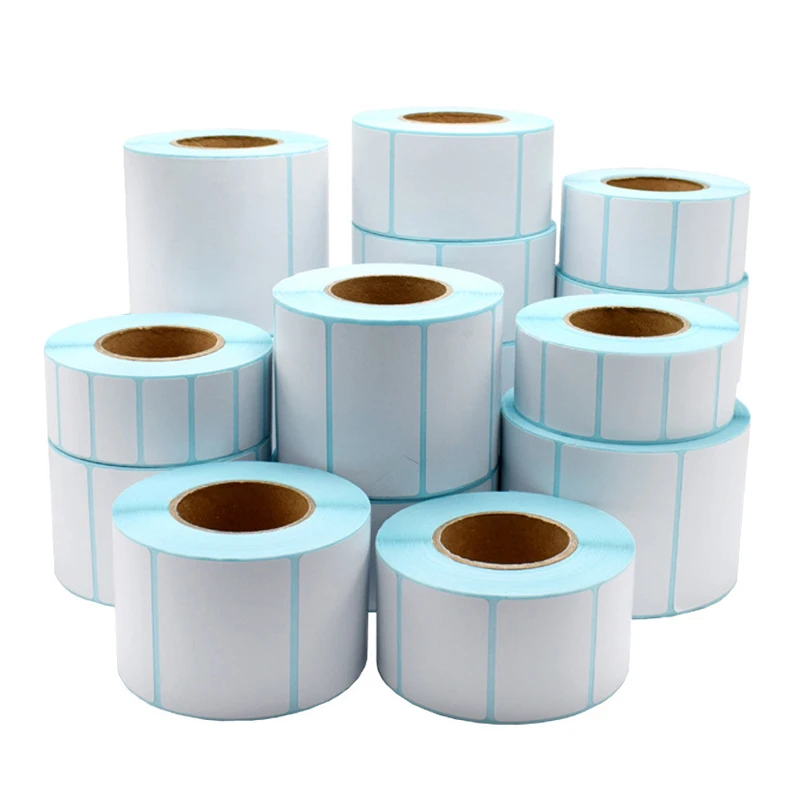 Spot Goods Wholesale Thermal Paper Bar Code Label Customized Blank Heat Sensitive Sticker