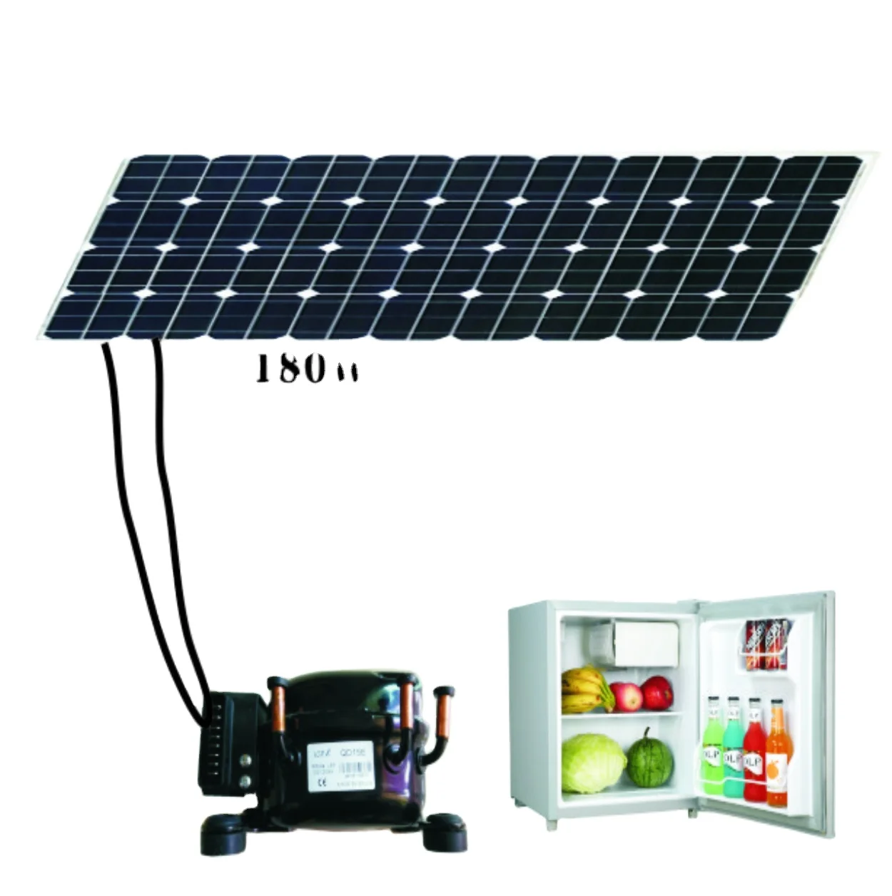 2023, лидер продаж, 50 л, DC12-24V мини-бар со сверхнизким потреблением, солнечный холодильник с морозильной камерой