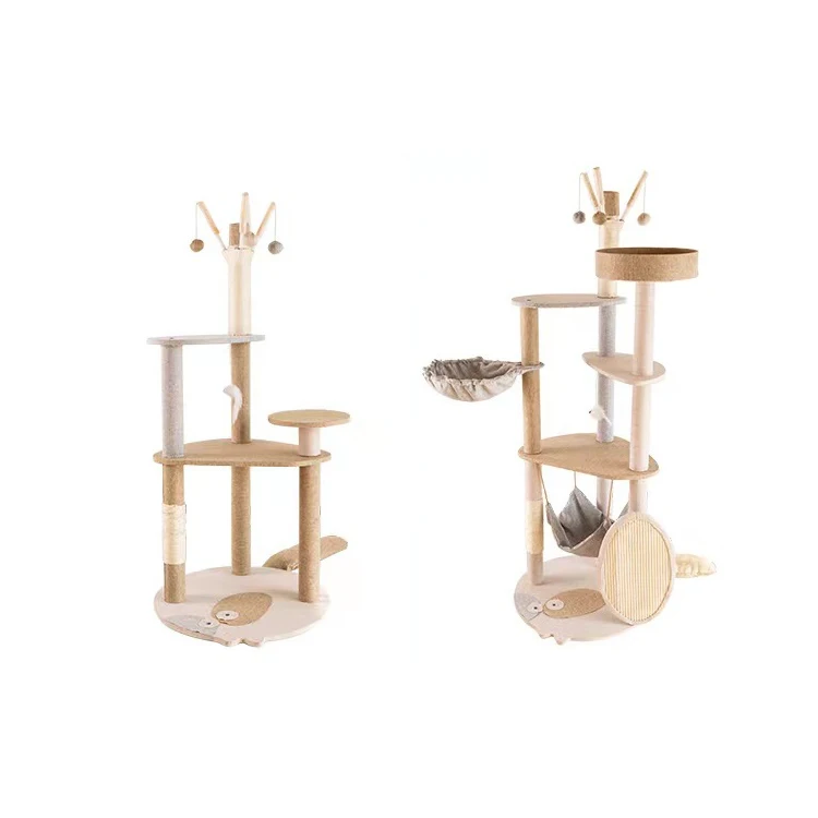 Hot sisal cat climbing frame nest large cat tree large cat scratching