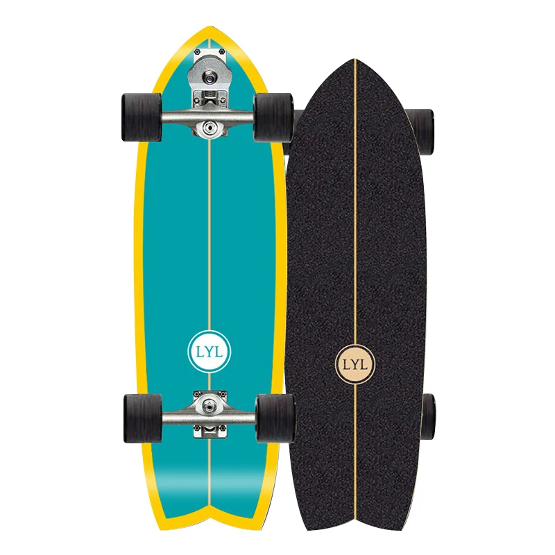 Высокое качество Surfskate S7 грузовик изготовленный на заказ 7 слоев Канада клена для серфинга катания