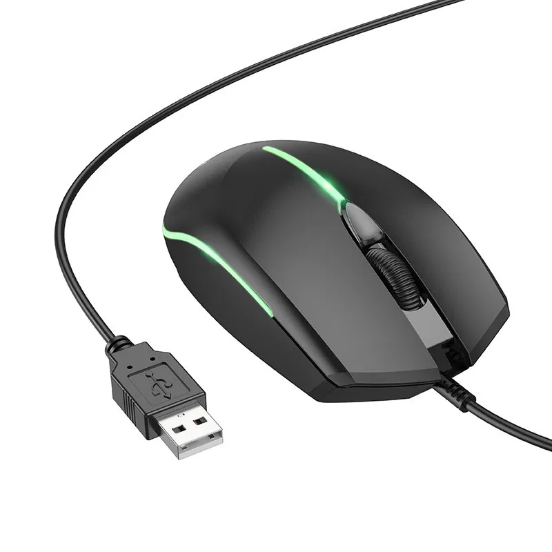 OEM Cable Laptop Wired USB Gaming Mouse Home Office Optical Backlit Mouse For Desktop Notebook