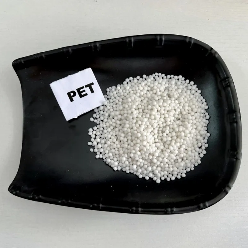 Polyethylene Terephthalate Plastic Raw Material Virgin PET Resin granules with good Density
