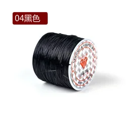 Wide Range Of Uses Mixed Color Wire Elastic Rubber Cord For Flat Jewelry Cord