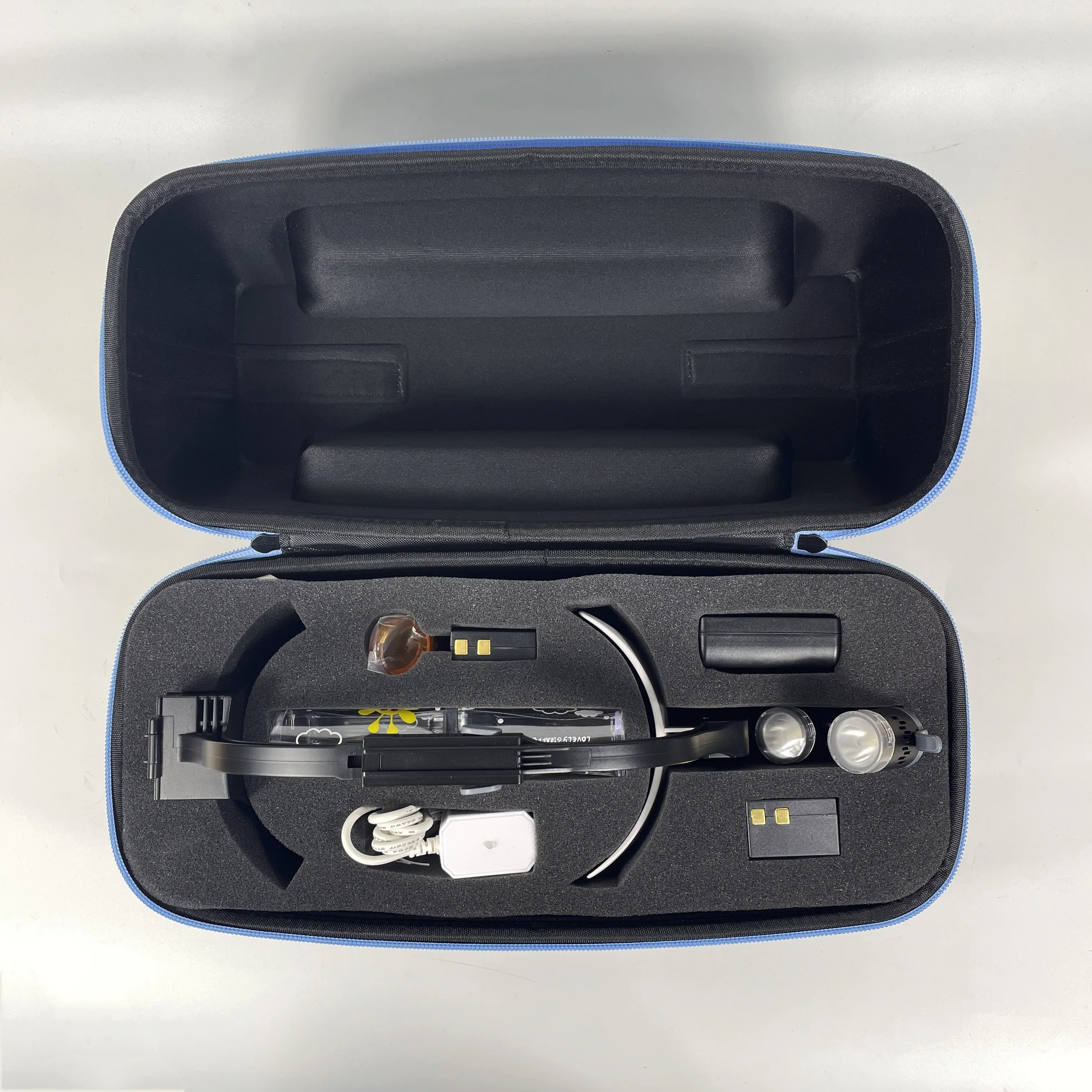 Mamang Advanced handbag with surgical headlights can accommodate 2.5X/3.5X magnifying glass lenses