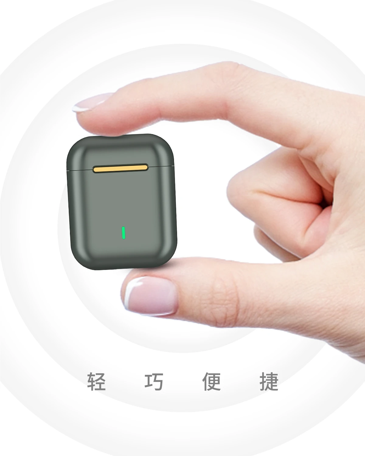  New product ideas 2021 Private label oem design waterproof noise cancelling sport tws auriculares j18 wireless earbuds ear