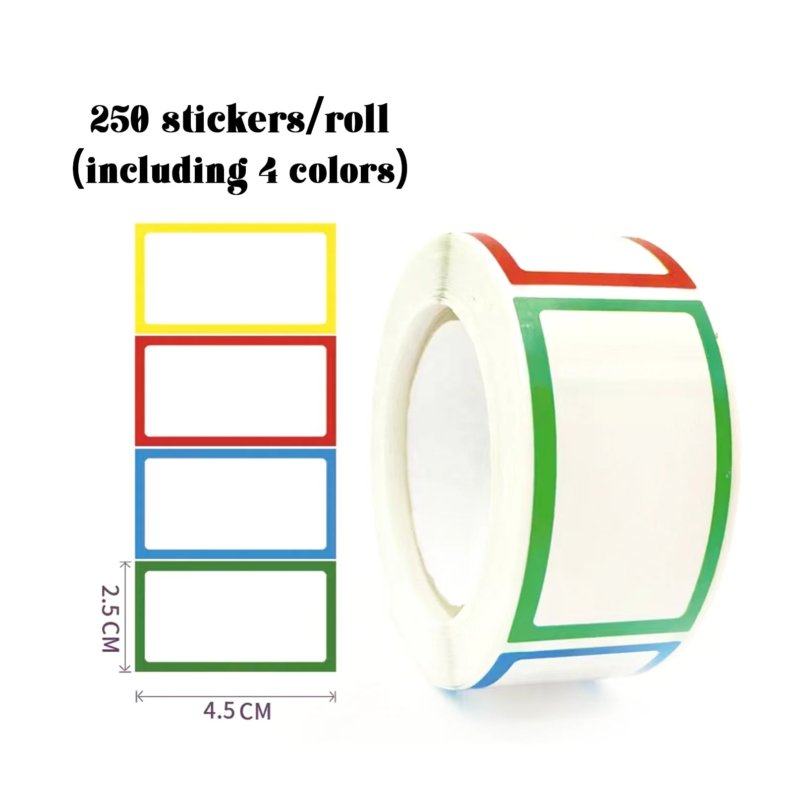 Manufacturers Custom Color Blank Sticker Handwriting Mark Roll Classification Mark Sticker Large Bottle Condiment Label Sticker