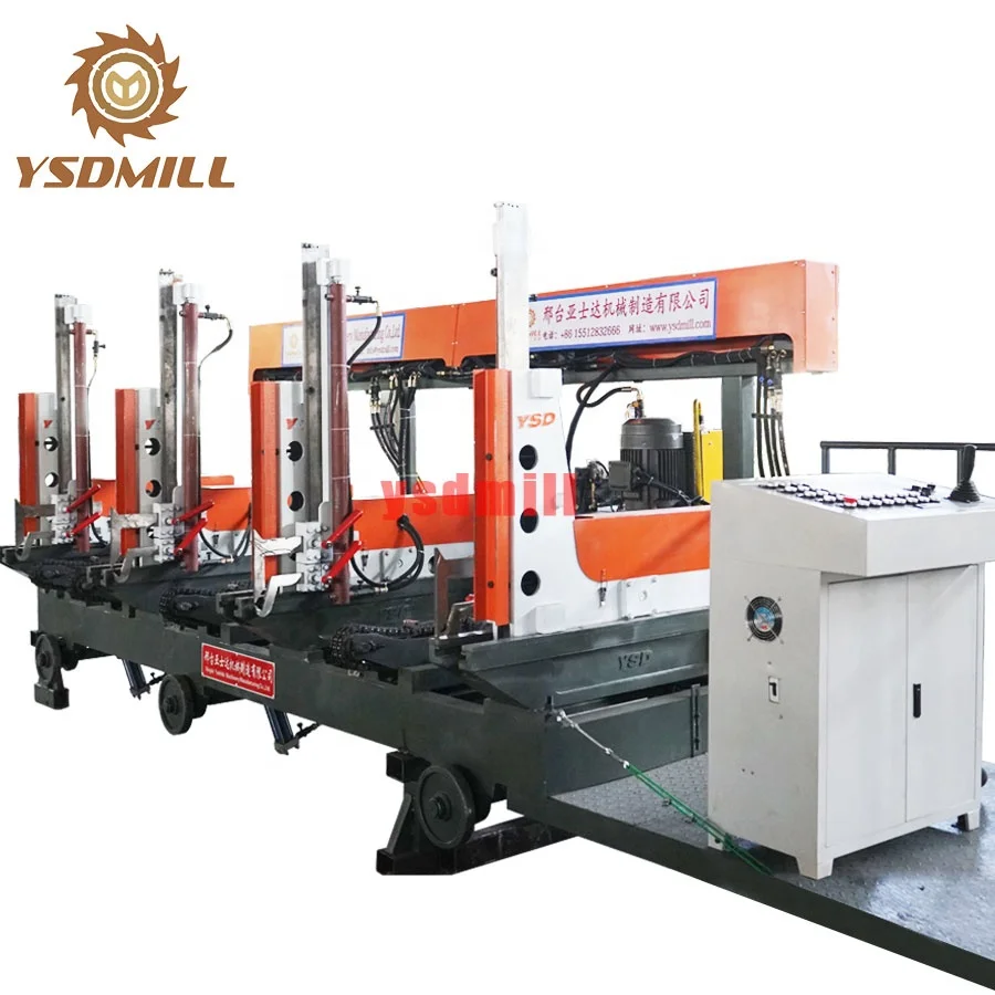 Sawmill woodworking vertical band saw wood sawmill with log carriage