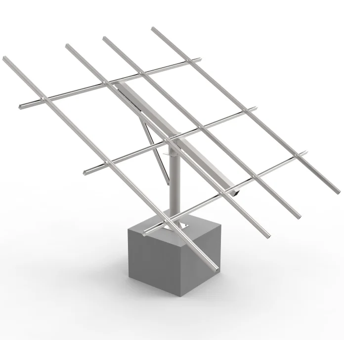 Adjustable solar ground mounting bracket