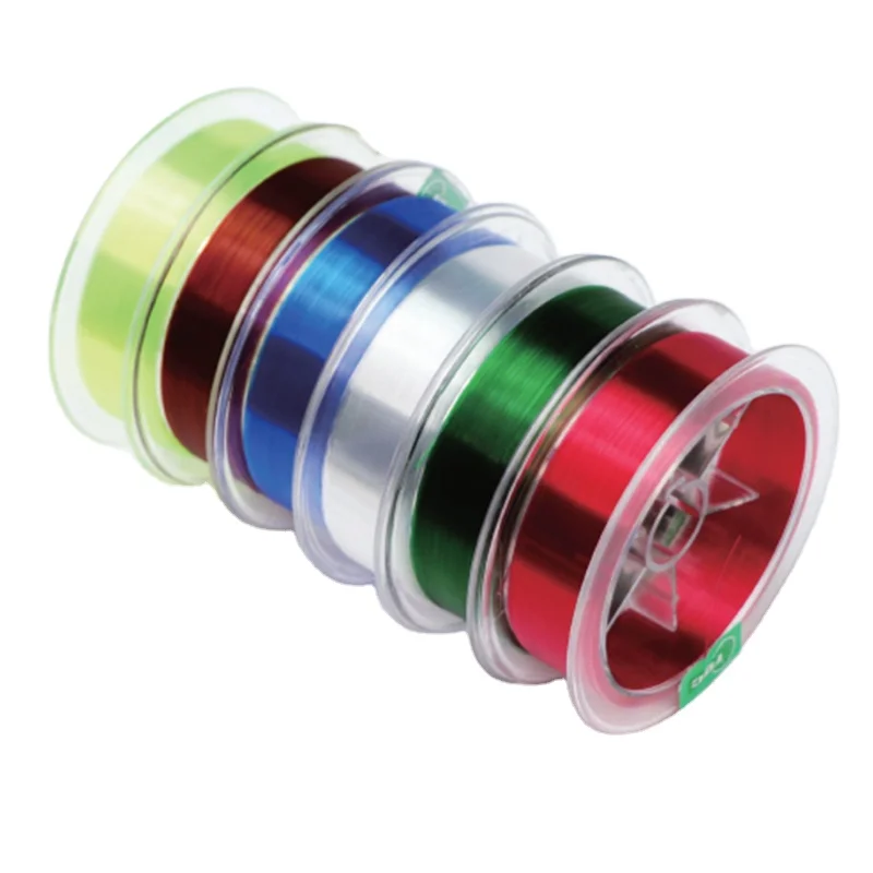 Lmaide New Design 100m Sea Fishing Line Mono Custom Fishing Line Nylon Fishing Line For Sale (no Packaging)