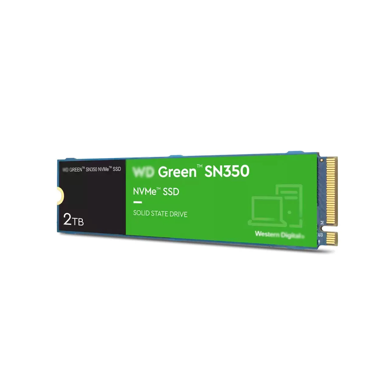 Новый зеленый жесткий диск SN350 NVMe SSD 2 ТБ M.2 Внутренний твердотельный PCIe для настольного компьютера 240 ГБ