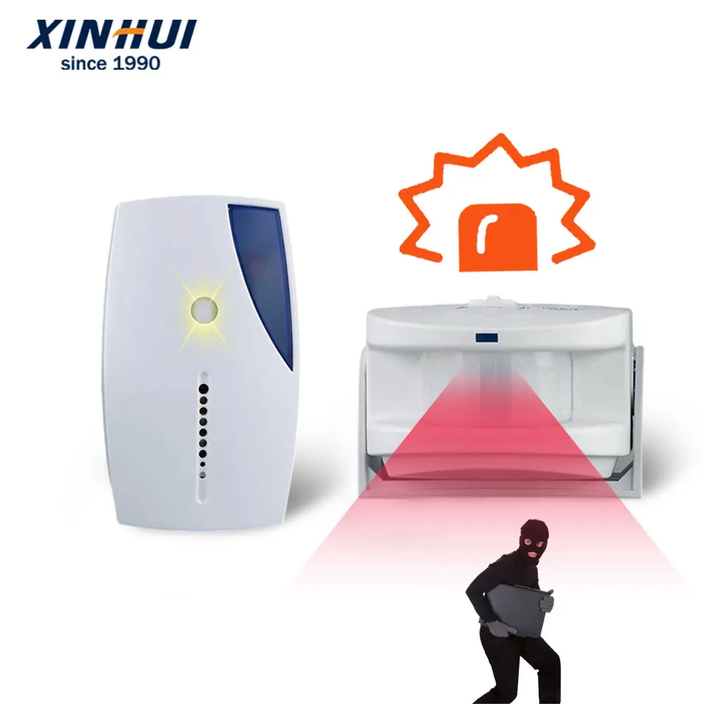 XINHUI 120V/220V pir motion alarm wireless smart doorbell manufacturer oem sensor doobell