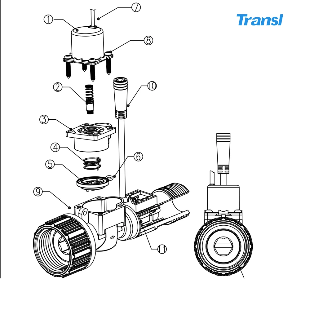 Smart bistable Flow sensor solenoid valve dc 3v 6v irrigation latching plastic water pulse adjustable flow dc 12v solenoid valve