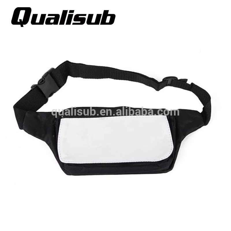 Qualisub Personalized canvas Waist bag Blanks Sublimation Waist Bag for Men DIY design Blank Waist bag