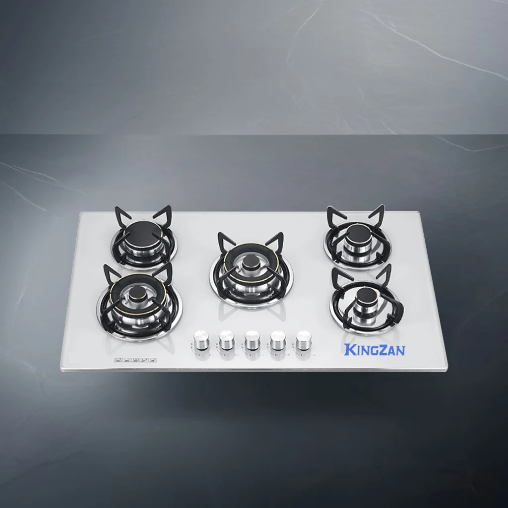 European standard plug gas stove hotel apartment home high-grade tempered glass panel gas appliance