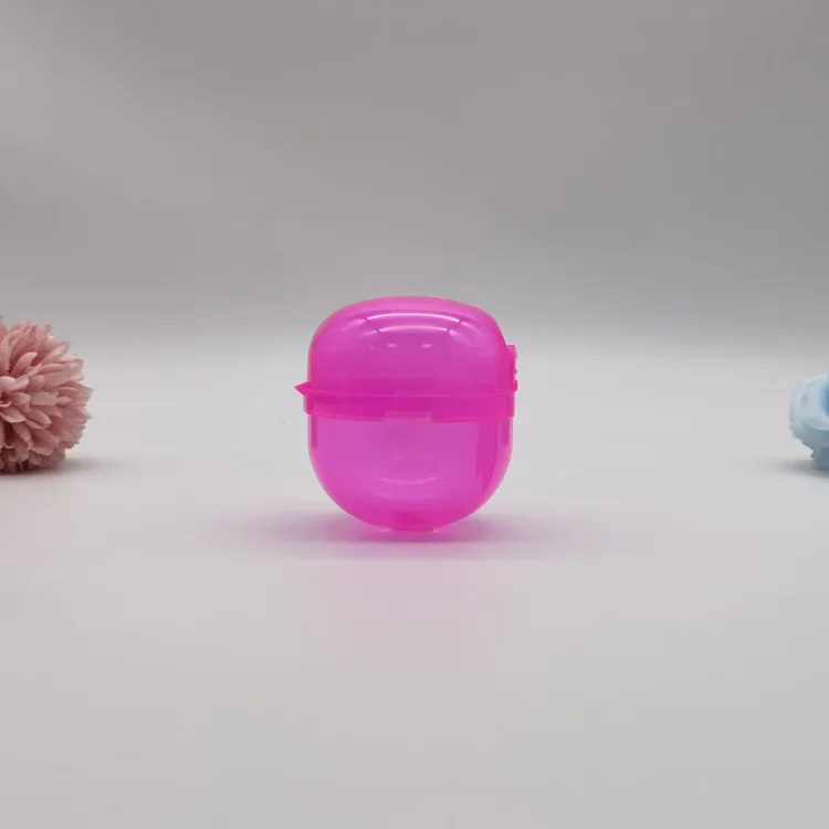 65*68 mm Hinged Plastic Empty Capsule or Balls Vending Machine Toy Shell