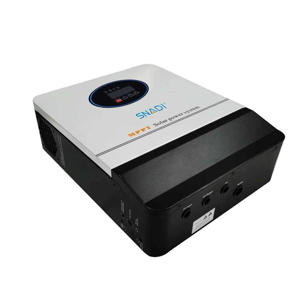 SNADI 48VDC 120VAC 240VAC 4000w 5000w 6000w off grid hybrid split phase solar inverter