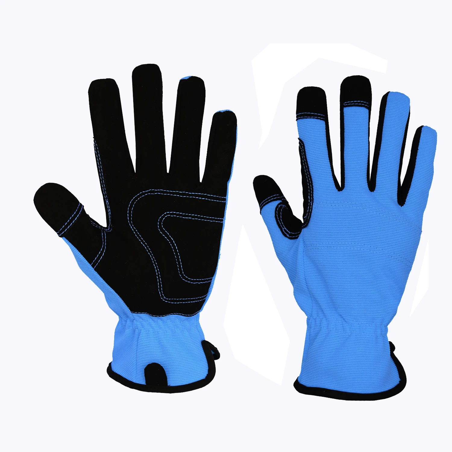 HANDLANDY black nubuck Vibration-Resistant Repair hand Gardening Work touch screen gloves for camping