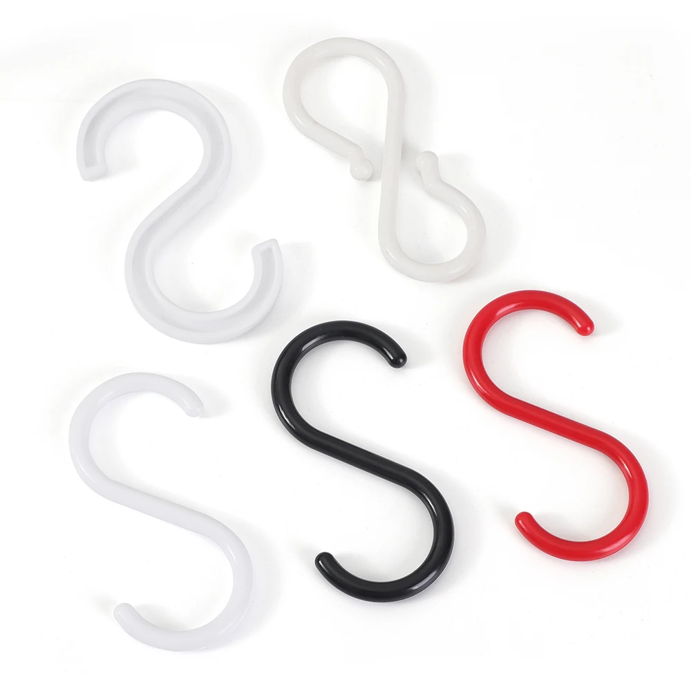 Multifunctional Eco Friendly Plastic S Hook Plant Pots Hanger for Clothes Shoes Kitchen Toys Travel Camping Tent Accessories