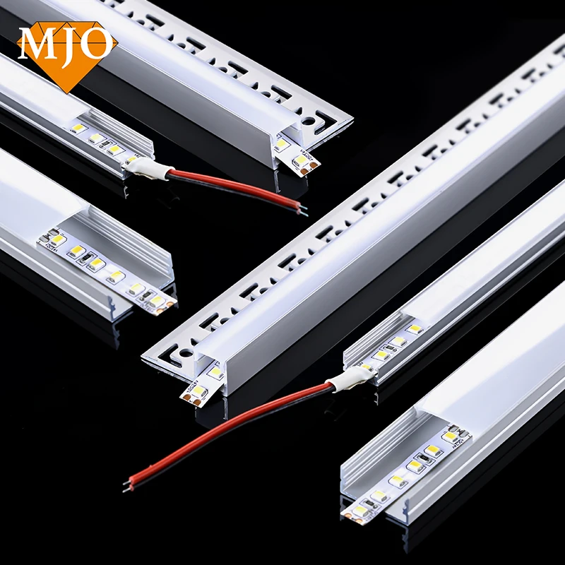Фошань MJO OEM логотип алюминиевый профиль для светодиодной ленты светодиодная полоса канал украшения шкафа линейный