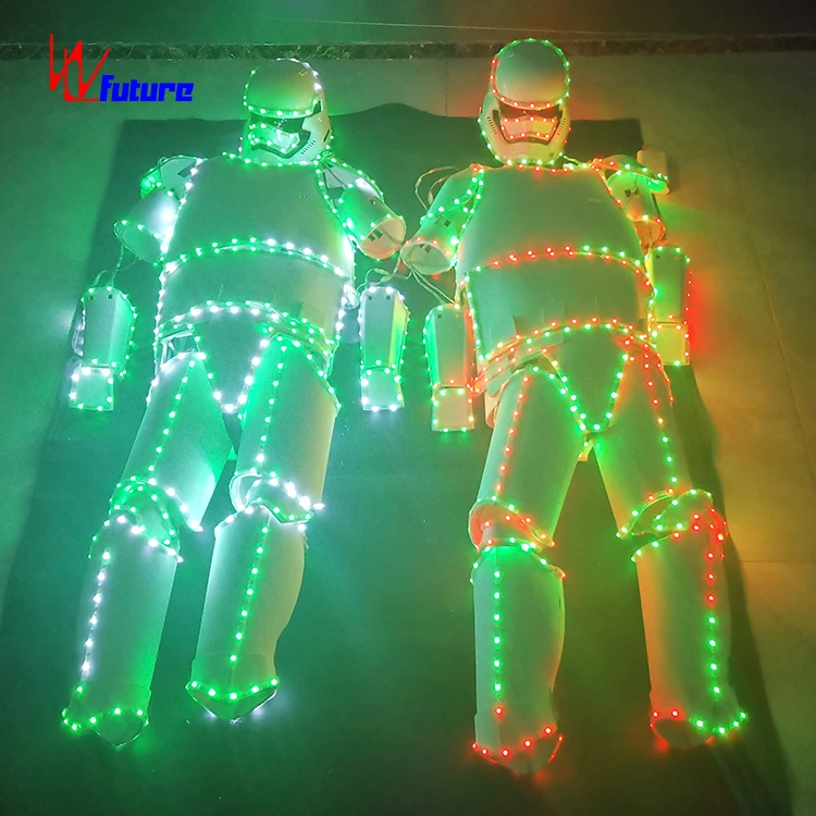 led stage luminous performance clothing costumes Robot Costume For Unisex