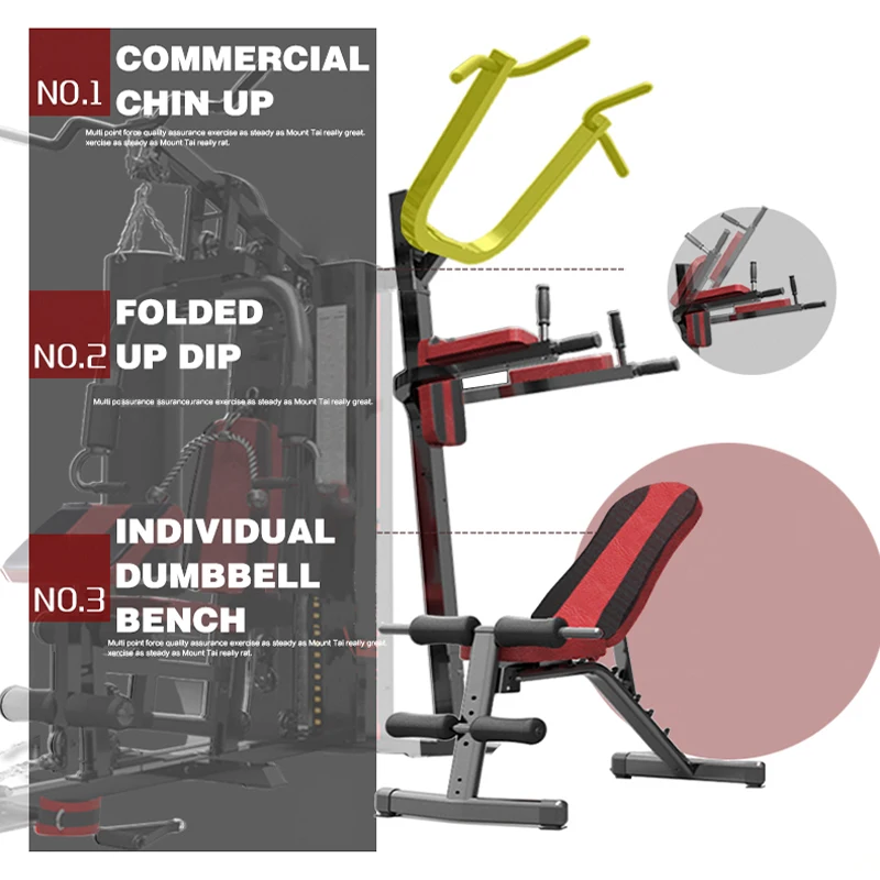 wholesale home exercise machine multi functional station gym fitness equipment strength training machine