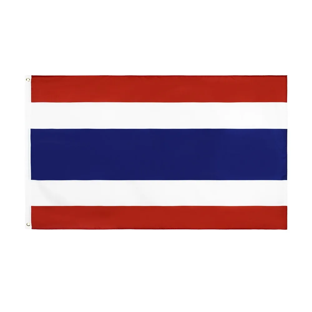 Cheap Price Hot Selling Custom 3x5ft 4x6ft Digital Printing Campaign Flags Of Thailand Red White Blue Flag