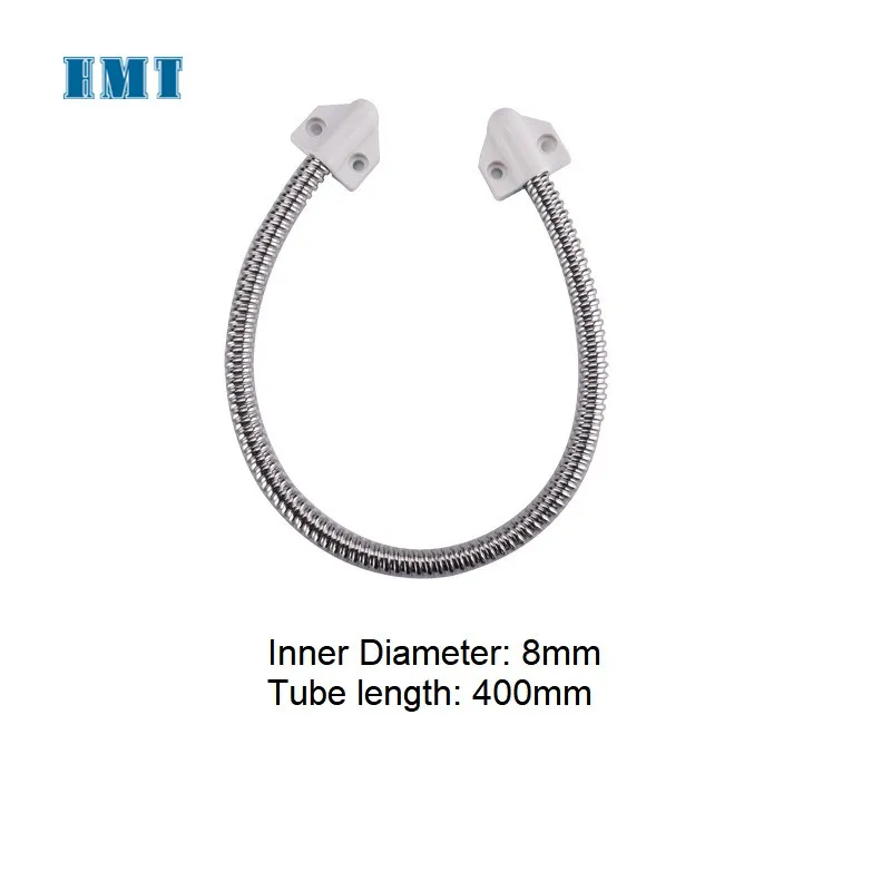 Plastic End with Stainless Steel loop Exposed Mounting Armored Metal Tube Door Loop Door Cord