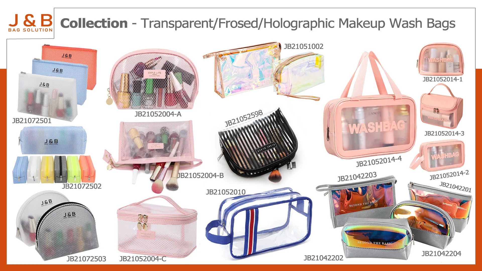 Classic Design PVC Cosmetic Bag Transparent PVC Beauty Makeup Set Organizer Makeup Toiletry Bag Zip Lock Box Bags With Logo