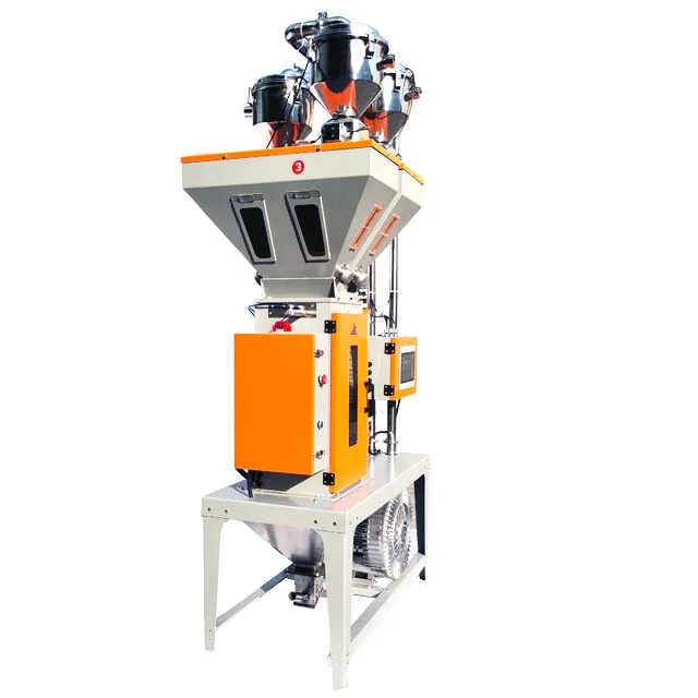 3000KG gravimetric weight mixer plastic blender /gravimetric dosing unit for plastic extruder