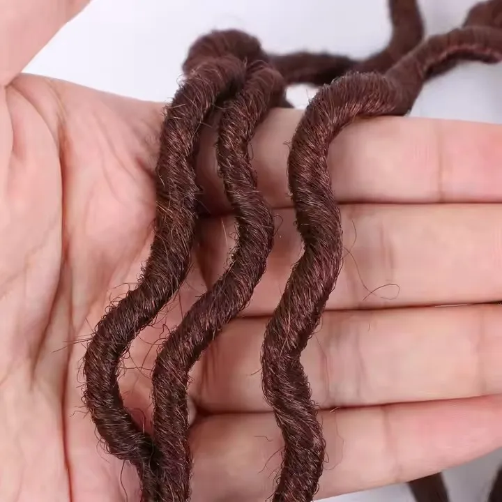 In Stock 18 20 inch Faux Locs Synthetic Crochet Braids Hair Extensions Arfo Curly Ombre Goddess Dreadlocks Hair For Black Women