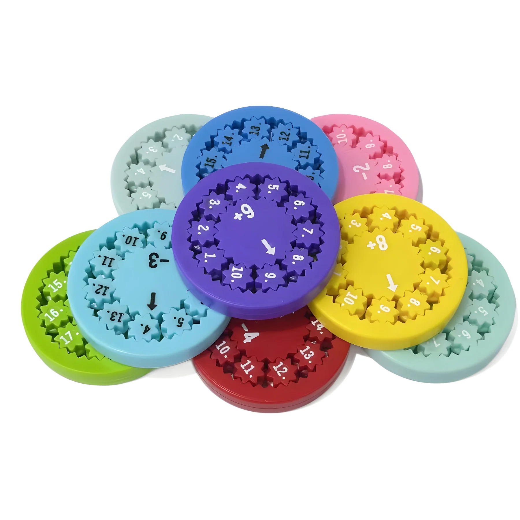 Custom Math Fact Fidget Spinners Number Fidget Spinner Toy Stress Reliever Educational Math Fidget Spinners