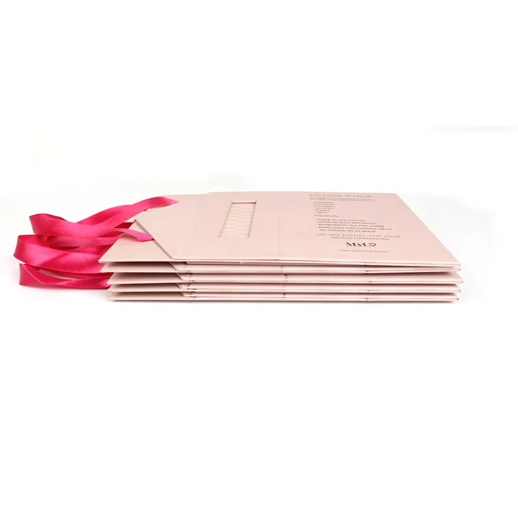 Yilucai wholesale cardboard magnet paper gift box hair box packaging custom logo wig boxes with ribbon