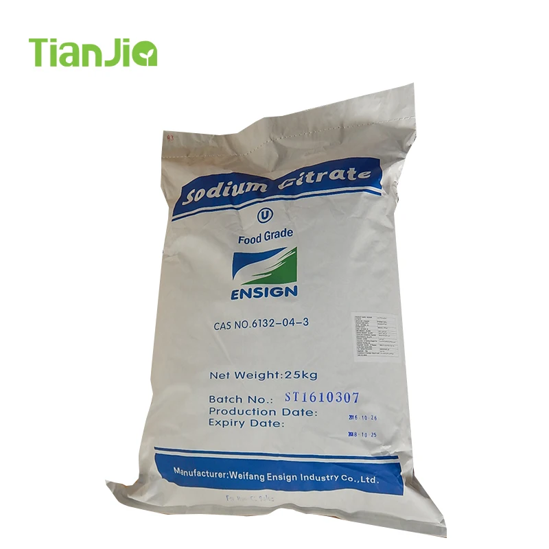 TianJia Food Additive Food Grade Hot Sale Sodium Citrate Powder
