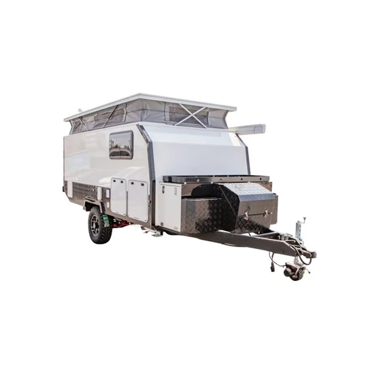 Off-road hardtop rv Travel Trailers Silver black Travel Trailers