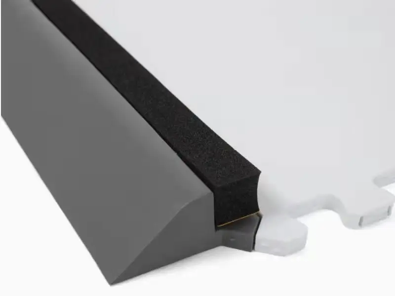 Ice rink stopper and edge synthetic ice rink Barriers