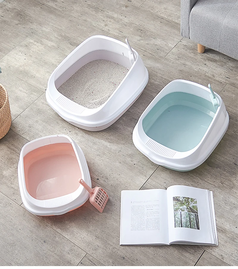 L 2020 new coming durable cat toilet eco-friendly plastic cat litter box